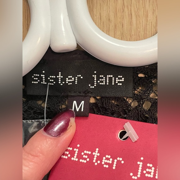 Romantic Goth Sister Jane Blouse Medium NWT Lace & Ruffle Detachable Bow - Picture 12 of 13